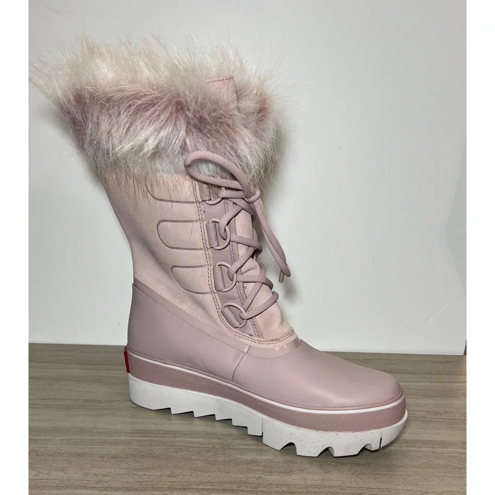 NEW Sorel Joan of Arctic Next Boots faux fur Pink Size 9.5